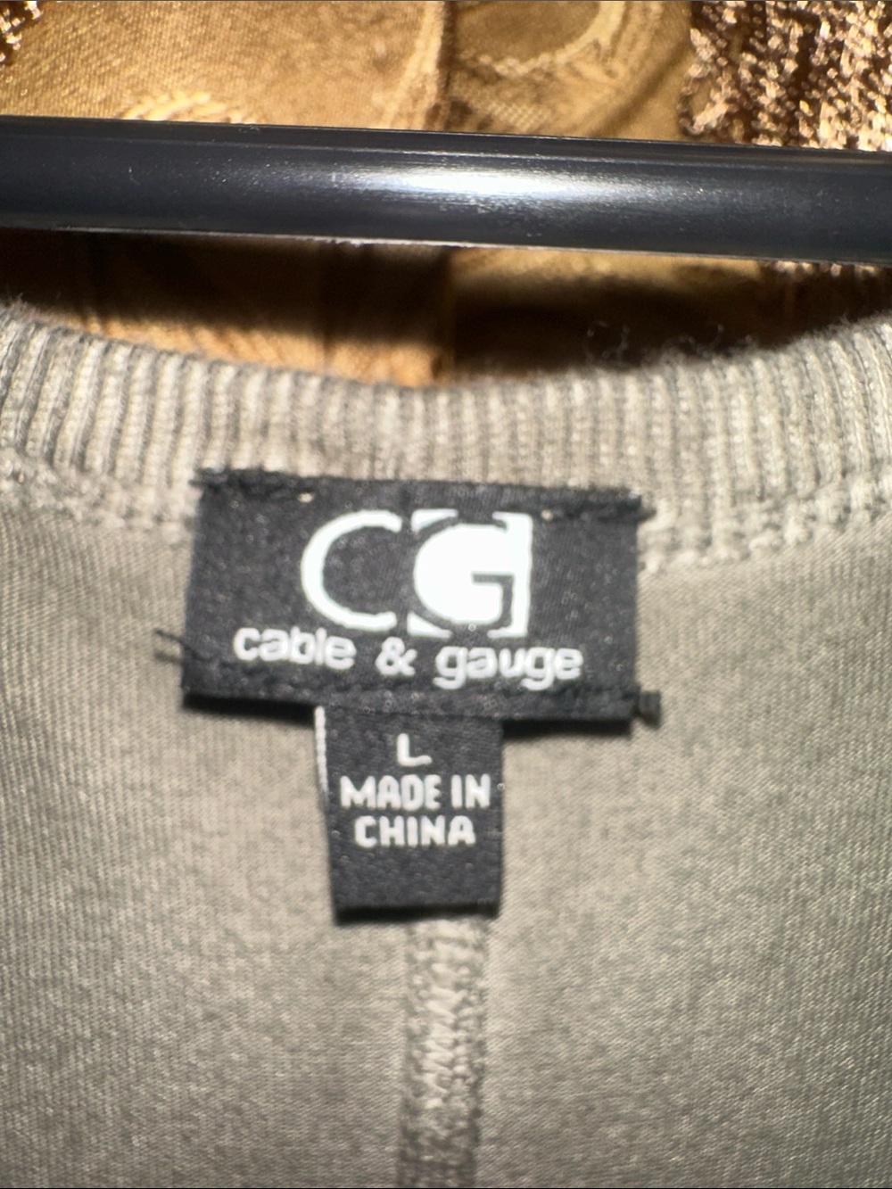 Cable & Gauge Women’s Layered Hem Tank Top - Green - Picture 5 of 6